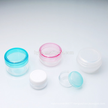 mini clear plastic cosmetic jar 3ml 5ml 8ml 10ml 15ml